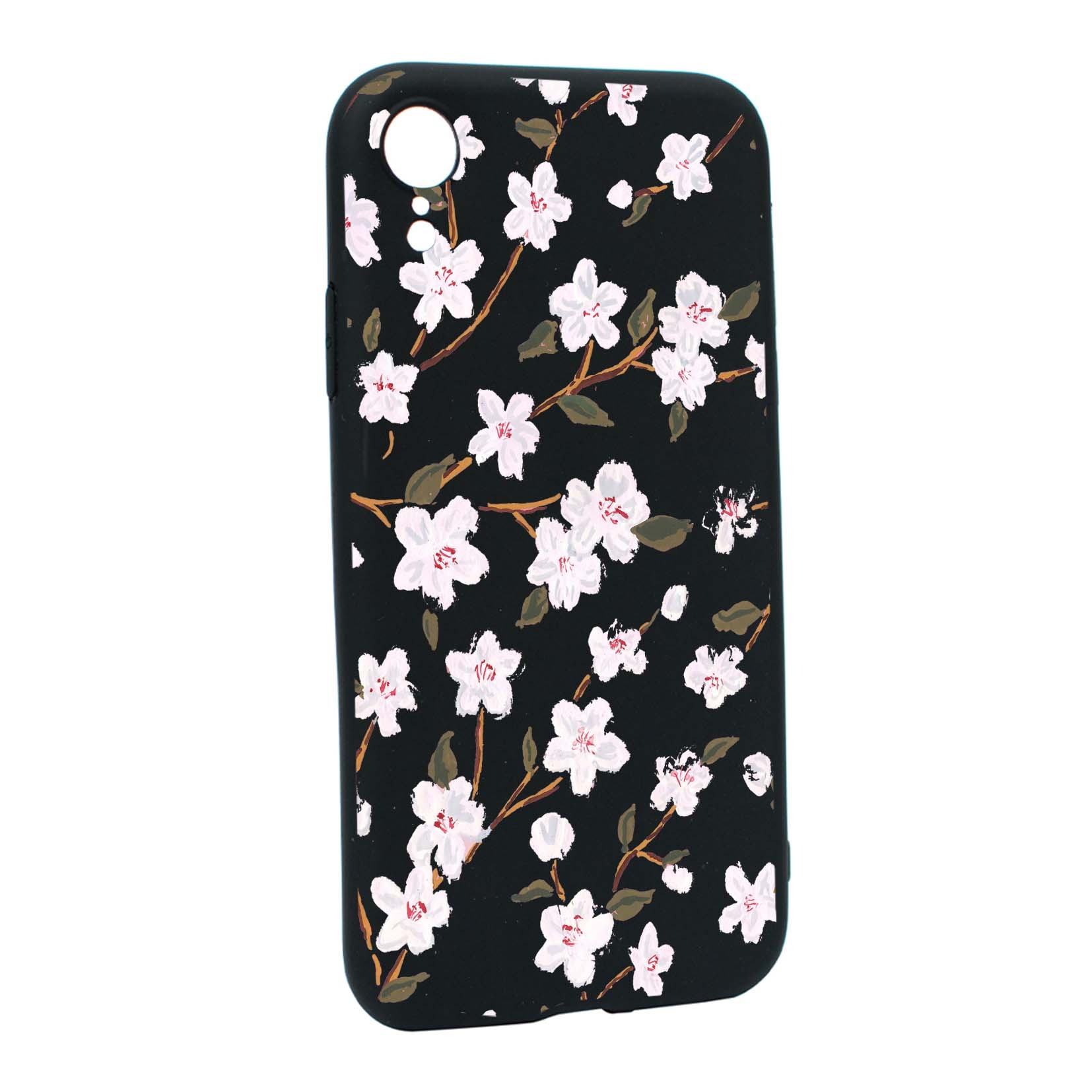 Husa de protectie Florile primaverii, pentru Apple iPhone XR, rezistenta la uzura, anti-alunecare, din silicon Premium, B512