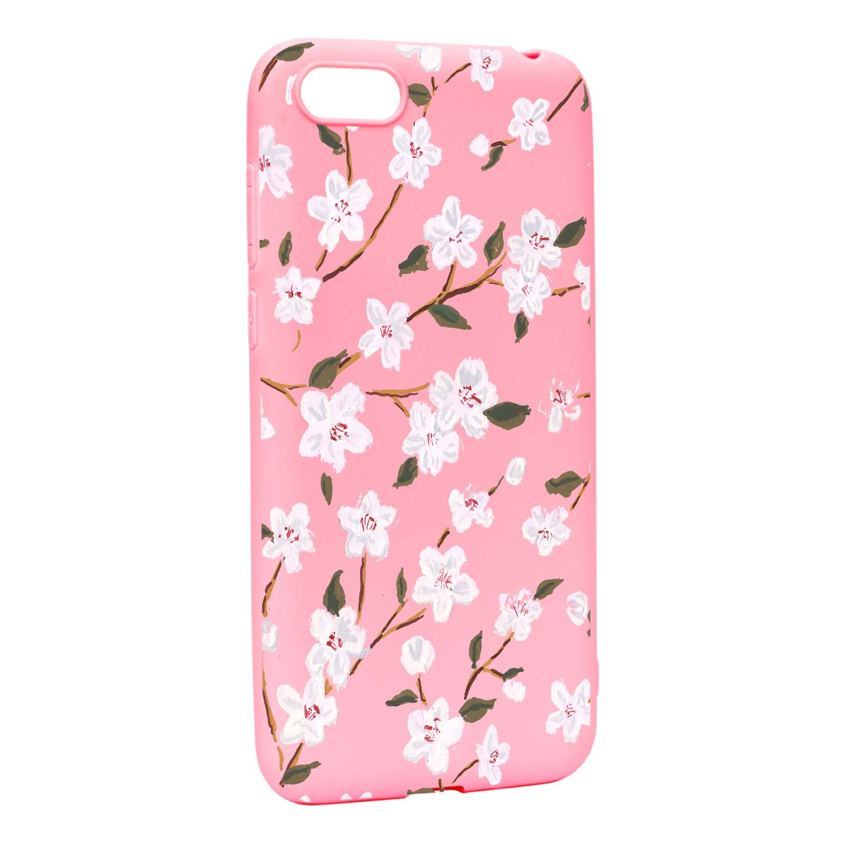 Husa de protectie Florile primaverii, pentru Apple iPhone 6 / 6S, rezistenta la uzura, anti-alunecare, din silicon Premium, P512