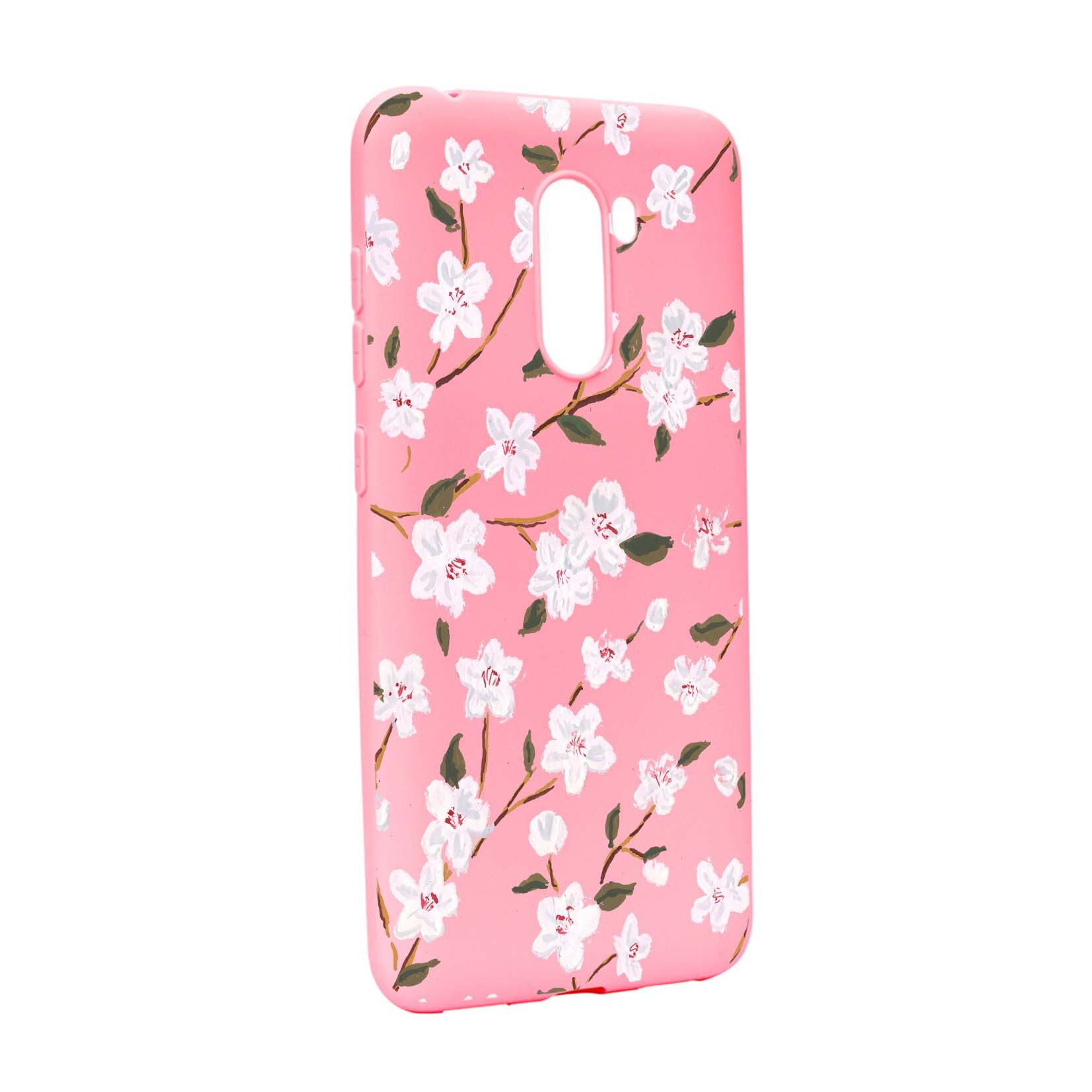 Husa de protectie Florile primaverii, pentru Xiaomi PocoPhone F1, rezistenta la uzura, anti-alunecare, din silicon Premium, P512