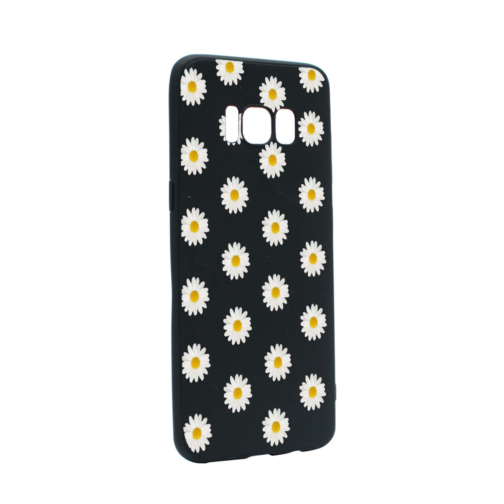 Husa de protectie Happy Flowers, pentru Samsung Galaxy S8 Plus, rezistenta la uzura, anti-alunecare, din silicon Premium, B513
