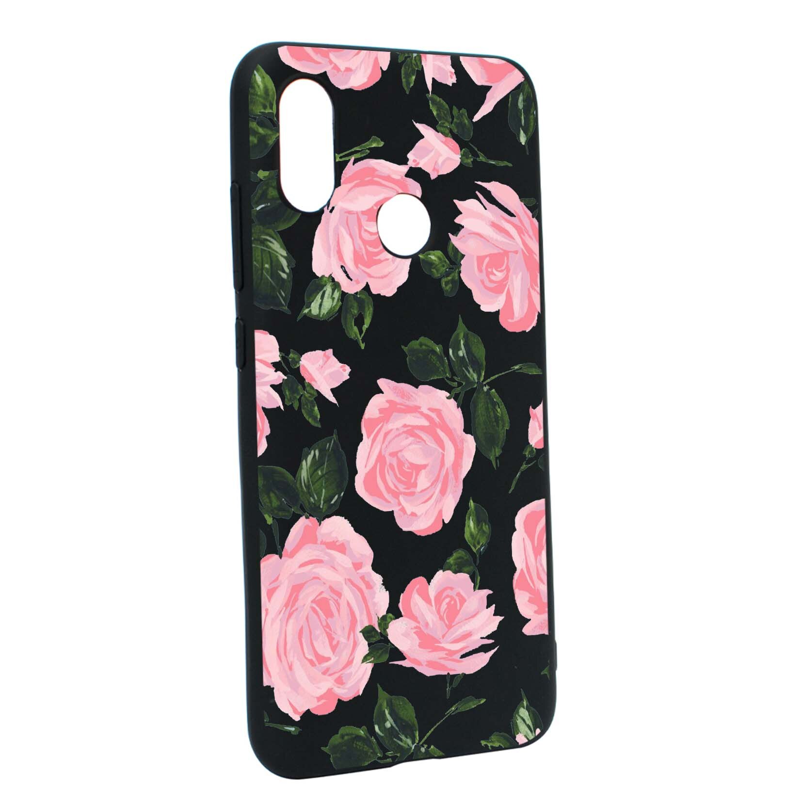 Husa de protectie Trandafiri, culorile de pastel, pentru Xiaomi Mi A2 Lite / Redmi 6 Pro, rezistenta la uzura, anti-alunecare, din silicon Premium, B514