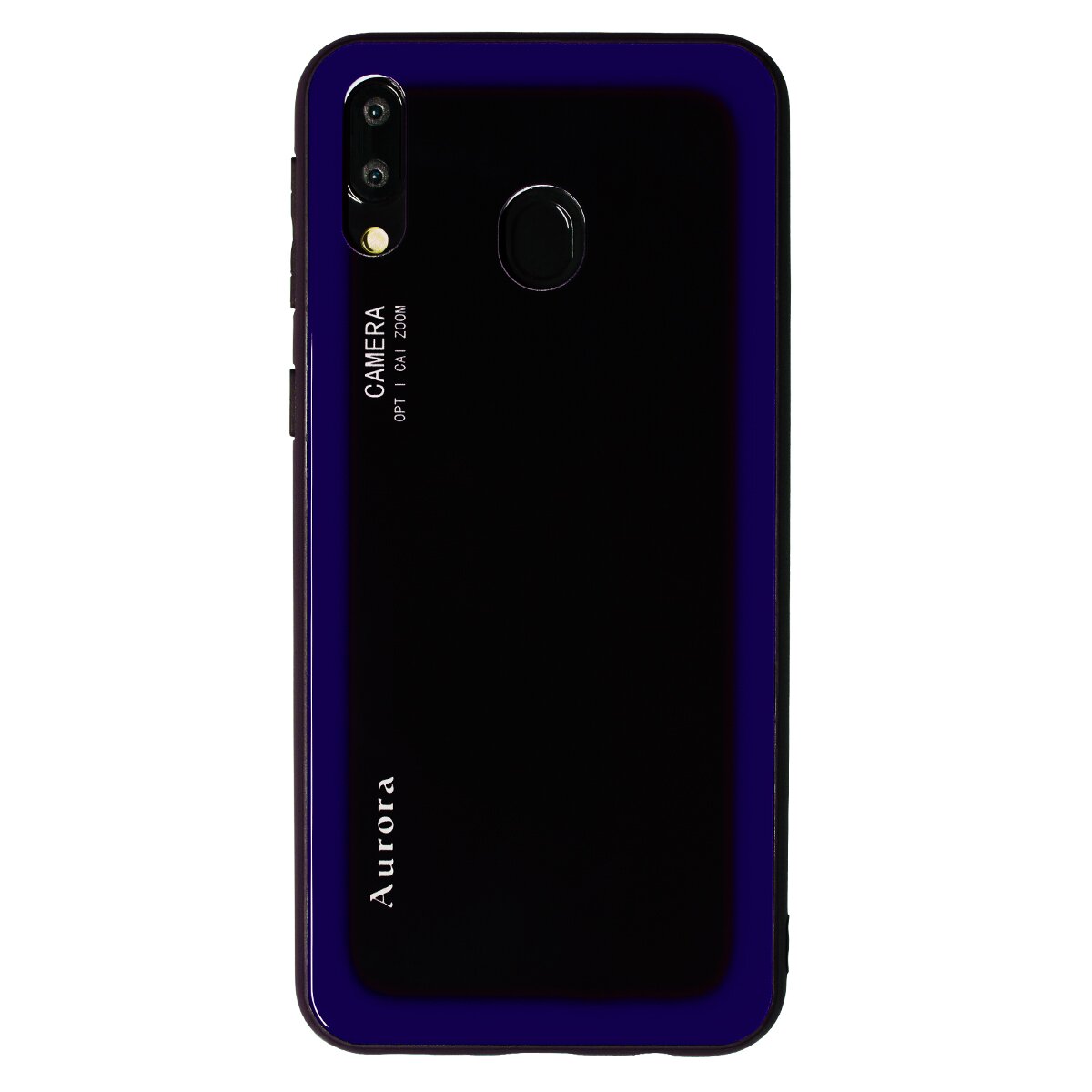 Husa Spate Oglinda Samsung Galaxy M20, Rama Indigo