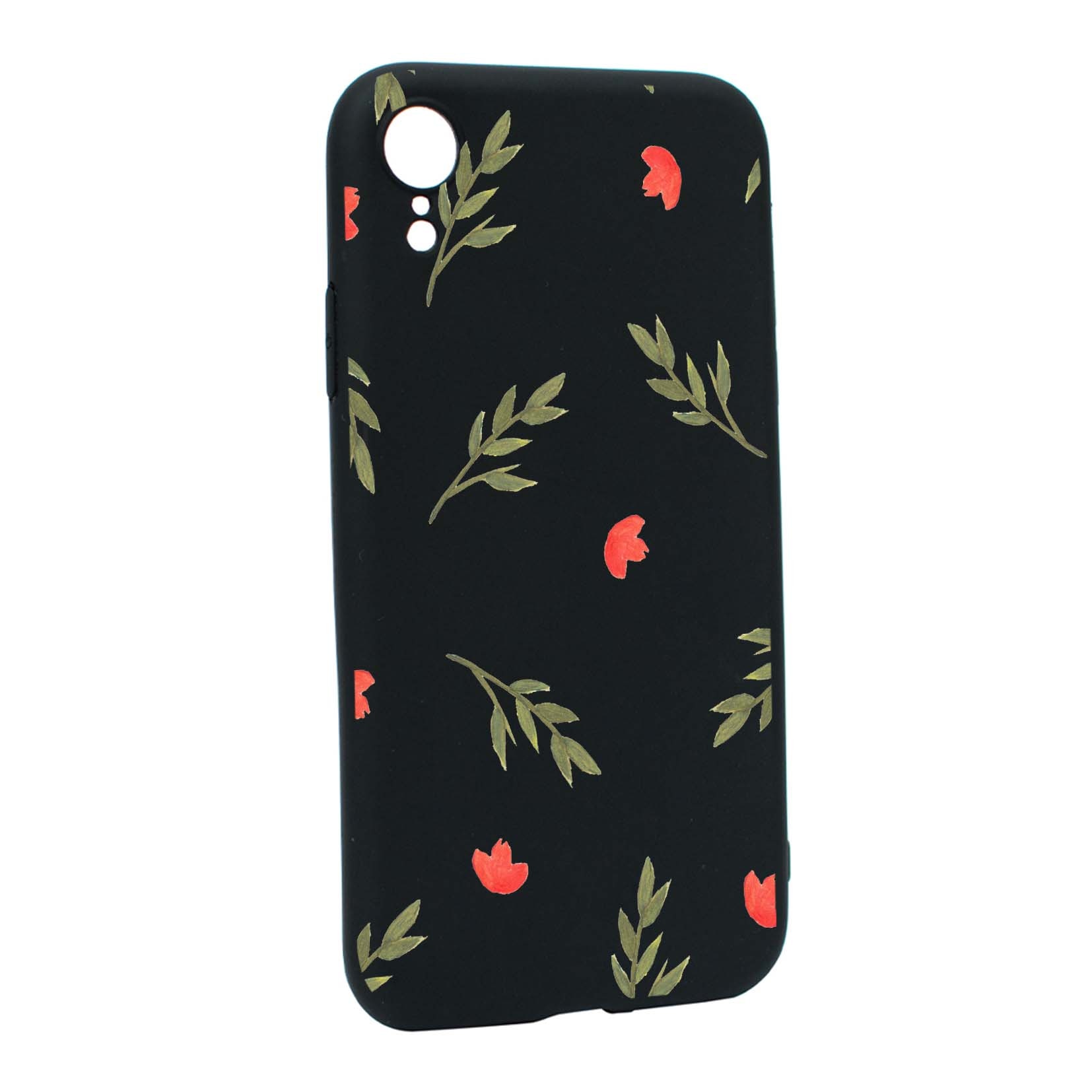 Husa de protectie Flori, pentru Apple iPhone XR, rezistenta la uzura, anti-alunecare, din silicon Premium, B516