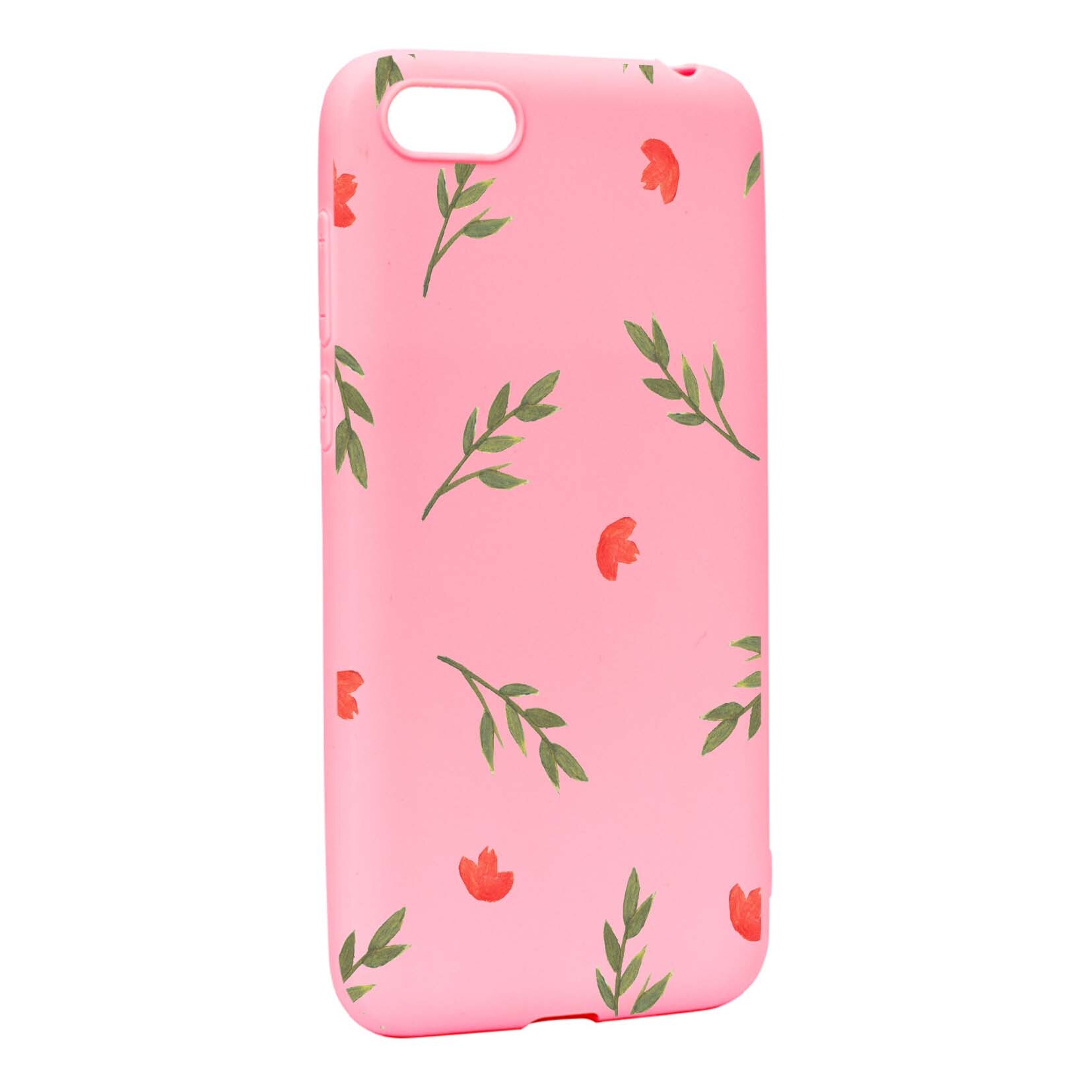 Husa de protectie Flori, pentru Apple iPhone 6 / 6S, rezistenta la uzura, anti-alunecare, din silicon Premium, P516