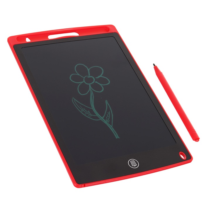 Tableta grafica electronica 8.5" cu stylus rosu