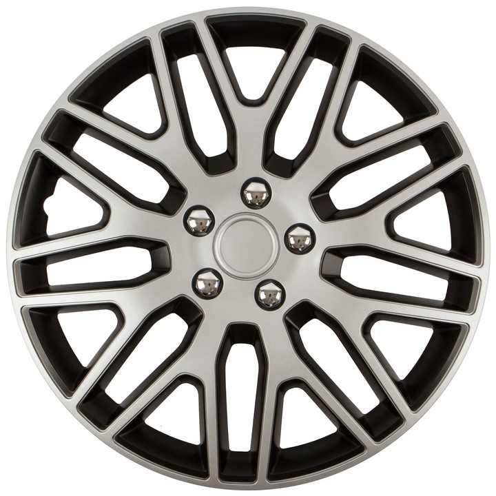Set 4 buc capace roti Dakar bicolor PC SB (prezon cromat) 15"