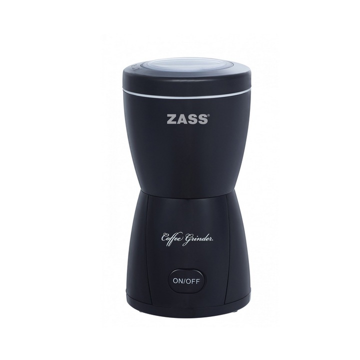 Rasnita de cafea Zass ZCG 05, 150W, 80g, Culoare Negru