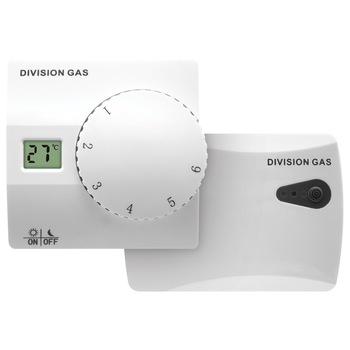 Termostat de ambient neprogramabil Division Gas DG816 cu radiofrecventa Termostat de ambient neprogramabil Division Gas DG816 cu radiofrecventa