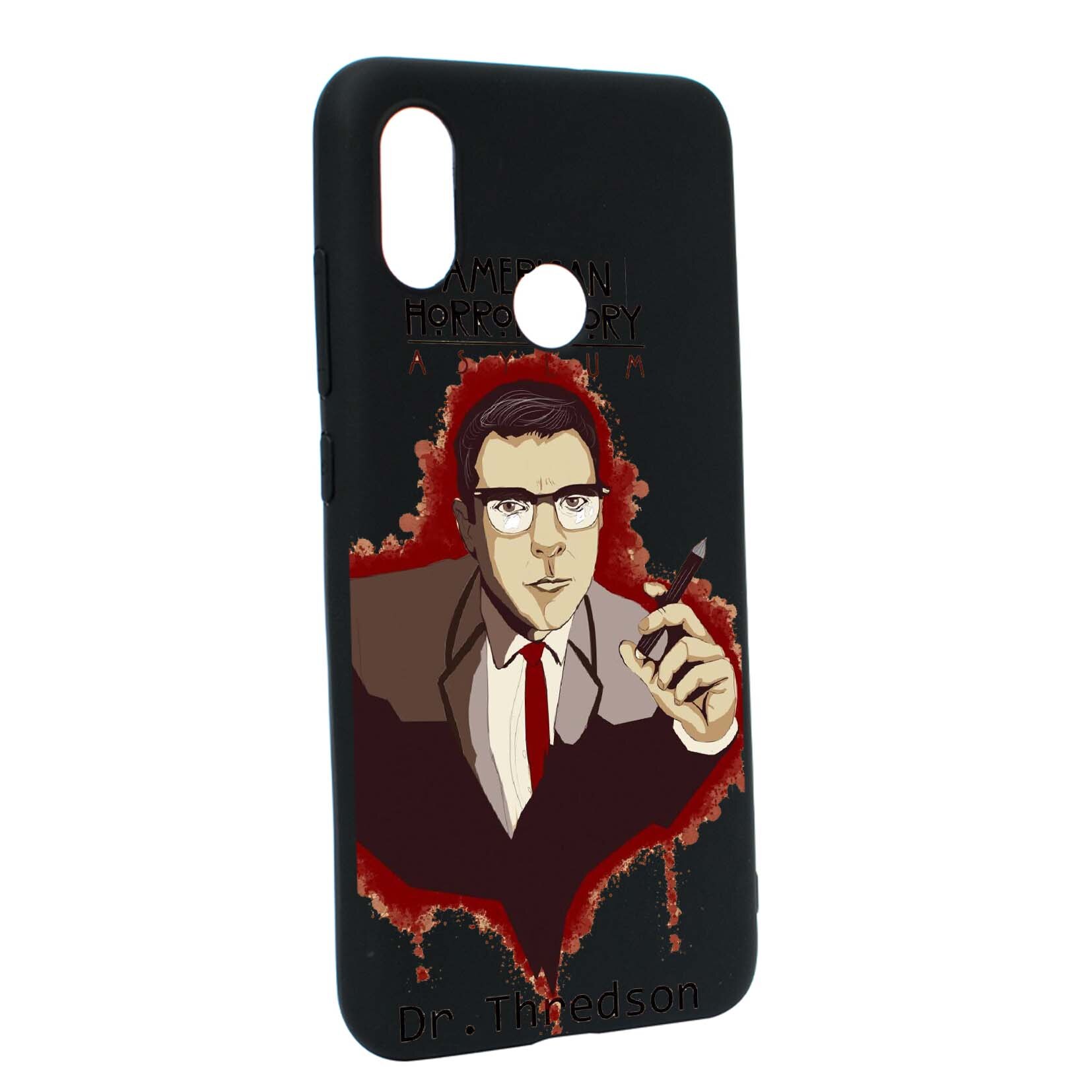 Husa de protectie Amercian Horror Dr. Thredson, pentru Xiaomi Mi A2 Lite / Redmi 6 Pro, rezistenta la uzura, anti-alunecare, din silicon Premium, B518