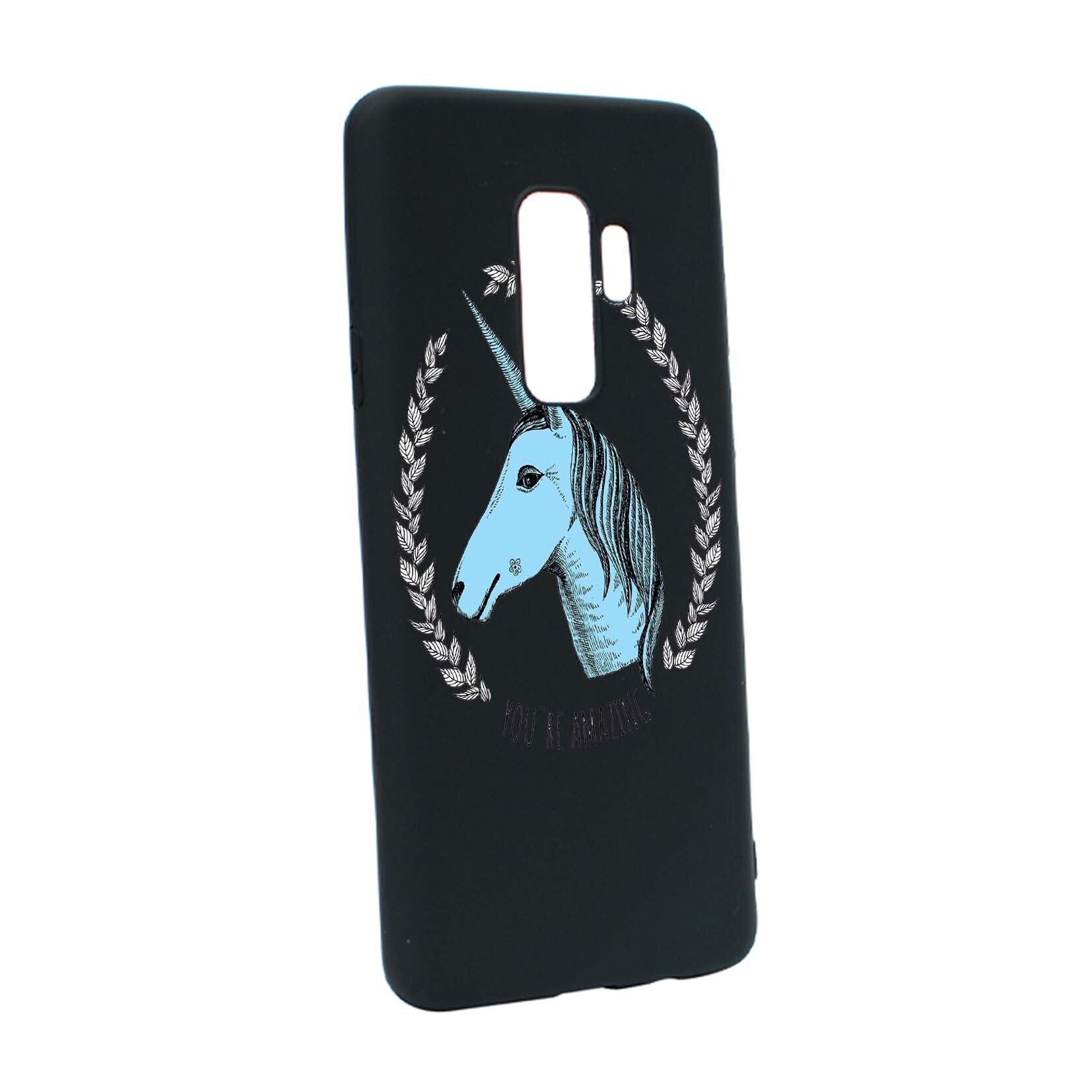 Husa de protectie Unicorn, pentru Samsung Galaxy S9 Plus, rezistenta la uzura, anti-alunecare, din silicon Premium, B520