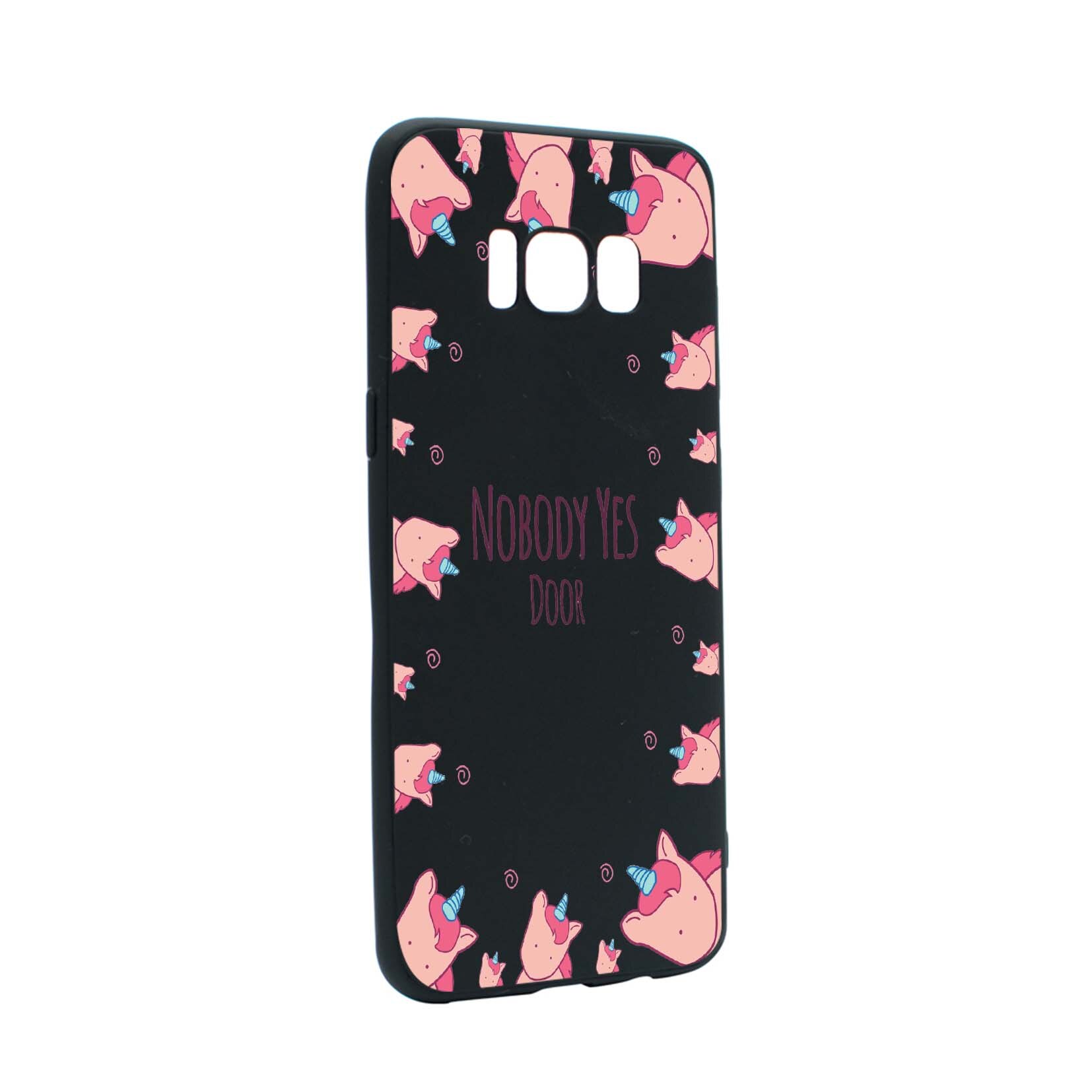 Husa de protectie Unicorn - Nobody yes, pentru Samsung Galaxy S8, rezistenta la uzura, anti-alunecare, din silicon Premium, B523
