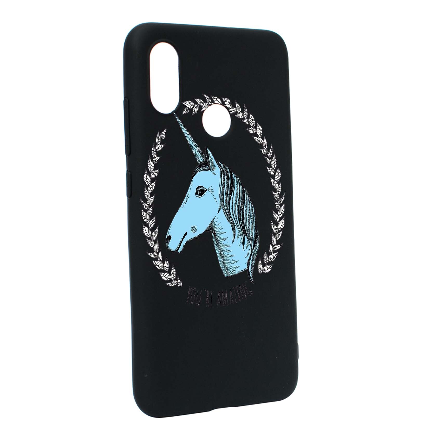 Husa de protectie Unicorn, pentru Xiaomi Mi A2 Lite / Redmi 6 Pro, rezistenta la uzura, anti-alunecare, din silicon Premium, B520