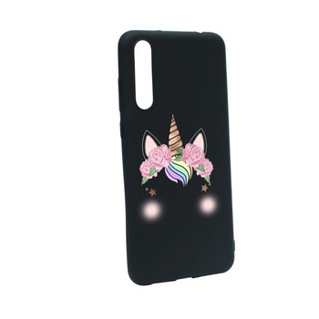 Husa de protectie Unicorn, pentru Huawei P20 Pro, rezistenta la uzura, anti-alunecare, din silicon Premium, B525 Husa de protectie Unicorn, pentru Huawei P20 Pro, rezistenta la uzura, anti-alunecare, din silicon Premium, B525