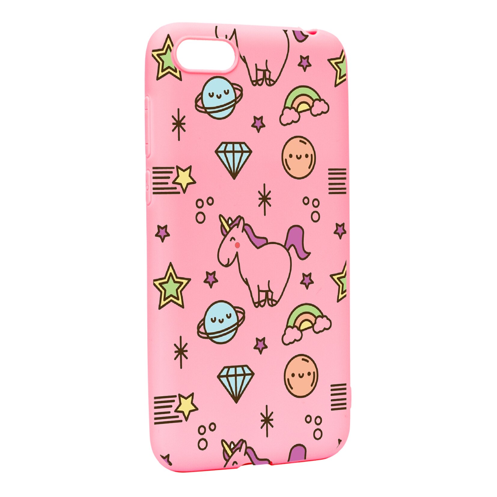 Husa de protectie Unicorn - Universe, pentru Apple iPhone 7 / 8, rezistenta la uzura, anti-alunecare, din silicon Premium, P526