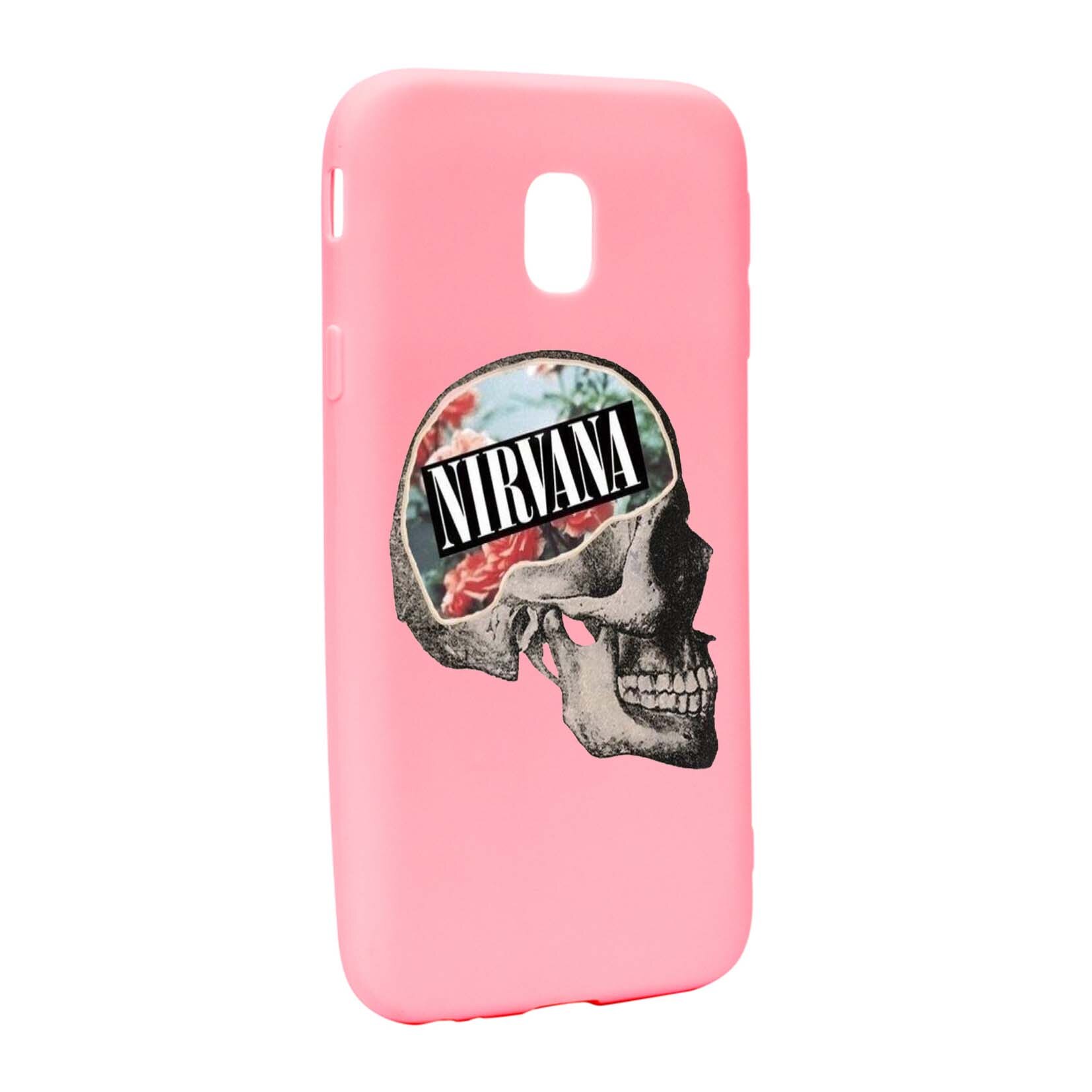 Husa de protectie Nirvana, pentru Samsung Galaxy J3 2018, rezistenta la uzura, anti-alunecare, din silicon Premium, P535