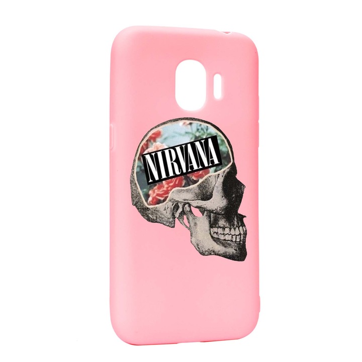 Husa de protectie Nirvana, pentru Samsung Galaxy J4 2018, rezistenta la uzura, anti-alunecare, din silicon Premium, P535