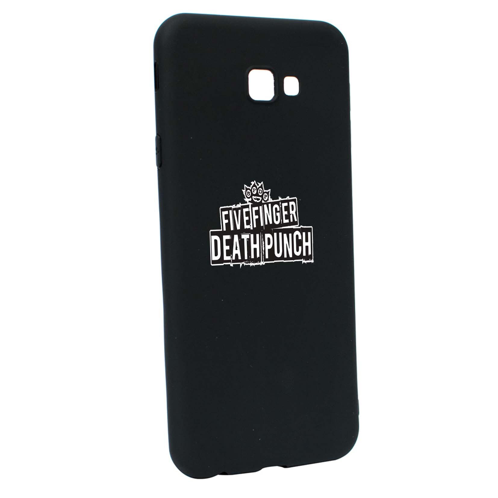 Husa de protectie Five Finger Death Punch, pentru Samsung Galaxy J4 Plus, rezistenta la uzura, anti-alunecare, din silicon Premium, B536