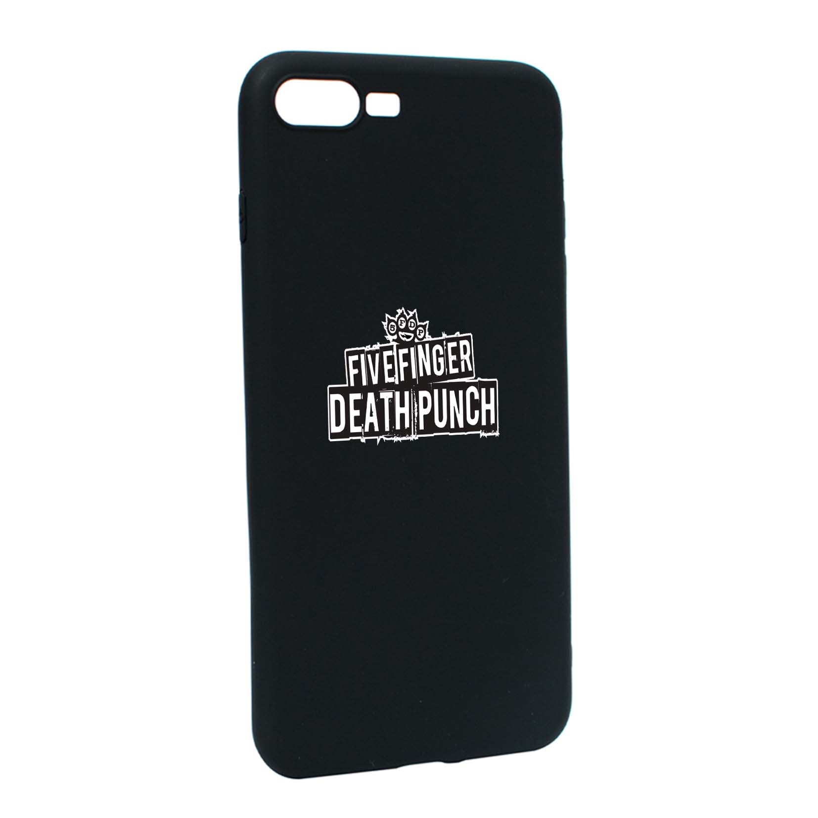 Husa de protectie Five Finger Death Punch, pentru Apple iPhone 7 Plus / 8 Plus, rezistenta la uzura, anti-alunecare, din silicon Premium, B536