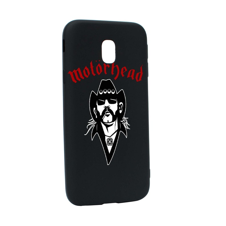 Husa de protectie Motorhead, pentru Samsung Galaxy J7 2018, rezistenta la uzura, anti-alunecare, din silicon Premium, B538