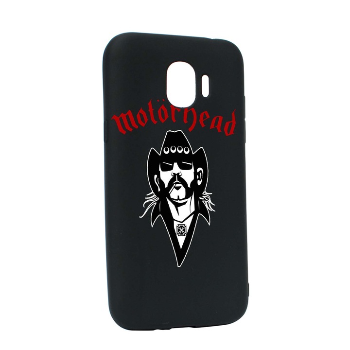 Husa de protectie Motorhead, pentru Samsung Galaxy J4 2018, rezistenta la uzura, anti-alunecare, din silicon Premium, B538