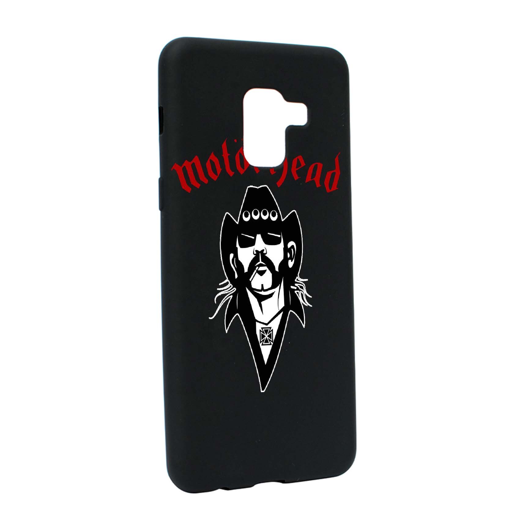 Husa de protectie Motorhead, pentru Samsung Galaxy A5 2018, rezistenta la uzura, anti-alunecare, din silicon Premium, B538