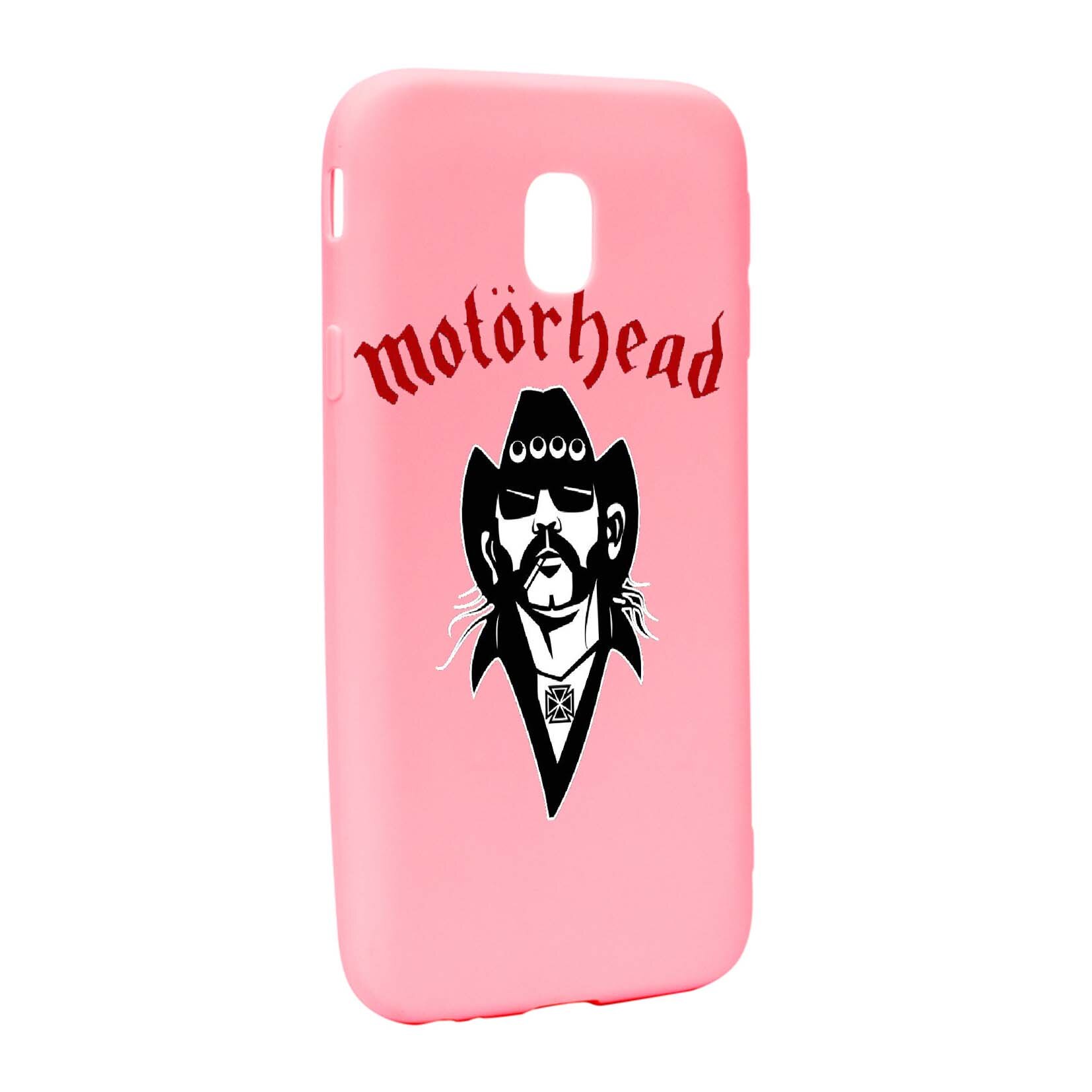Husa de protectie Motorhead, pentru Samsung Galaxy J3 2018, rezistenta la uzura, anti-alunecare, din silicon Premium, P538
