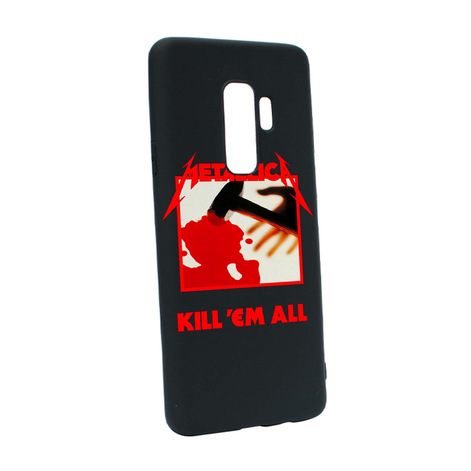 Husa de protectie Metallica, pentru Samsung Galaxy S9, rezistenta la uzura, anti-alunecare, din silicon Premium, B543