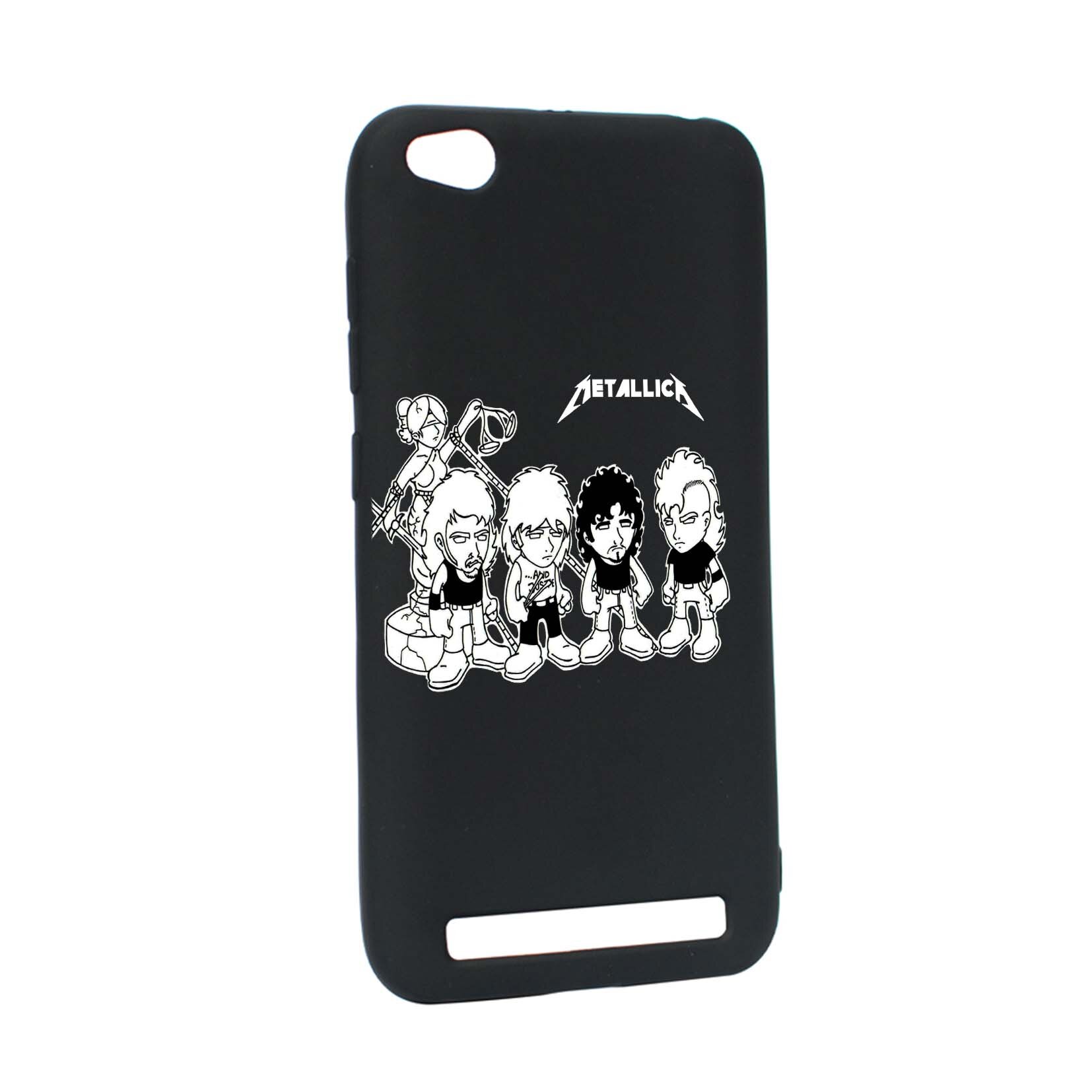 Husa de protectie Metallica, pentru Xiaomi Redmi 5A, rezistenta la uzura, anti-alunecare, din silicon Premium, B544