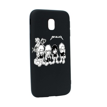 Husa de protectie Metallica, pentru Samsung Galaxy J7 2018, rezistenta la uzura, anti-alunecare, din silicon Premium, B544 Husa de protectie Metallica, pentru Samsung Galaxy J7 2018, rezistenta la uzura, anti-alunecare, din silicon Premium, B544