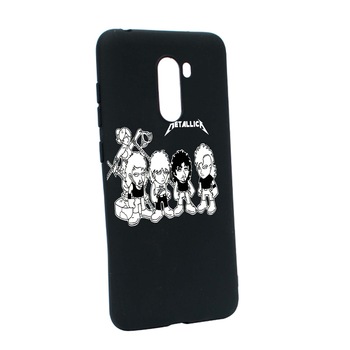 Husa de protectie Metallica, pentru Xiaomi PocoPhone F1, rezistenta la uzura, anti-alunecare, din silicon Premium, B544 Husa de protectie Metallica, pentru Xiaomi PocoPhone F1, rezistenta la uzura, anti-alunecare, din silicon Premium, B544