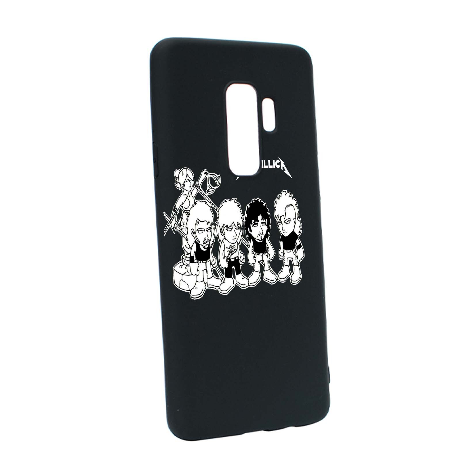 Husa de protectie Metallica, pentru Samsung Galaxy S9, rezistenta la uzura, anti-alunecare, din silicon Premium, B544