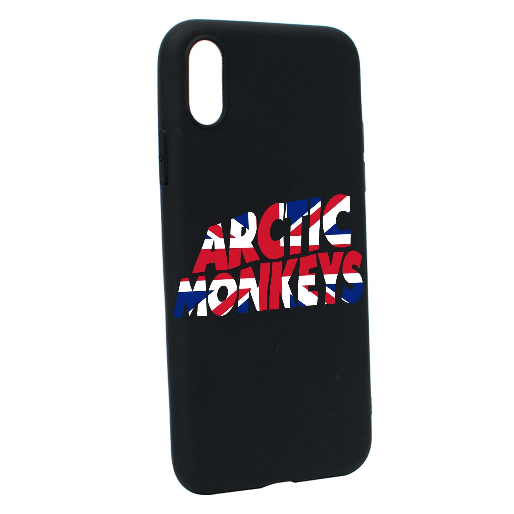 Husa de protectie Arctic Monkey, pentru Apple iPhone XS / X, rezistenta la uzura, anti-alunecare, din silicon Premium, B548