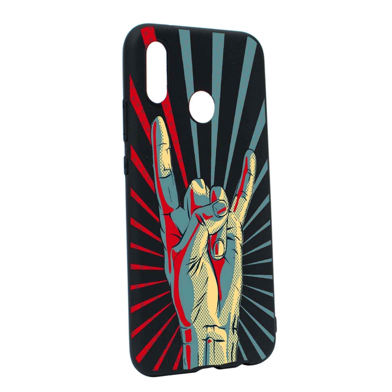 Husa de protectie Rock, pentru Huawei P20 Lite, rezistenta la uzura, anti-alunecare, din silicon Premium, B530