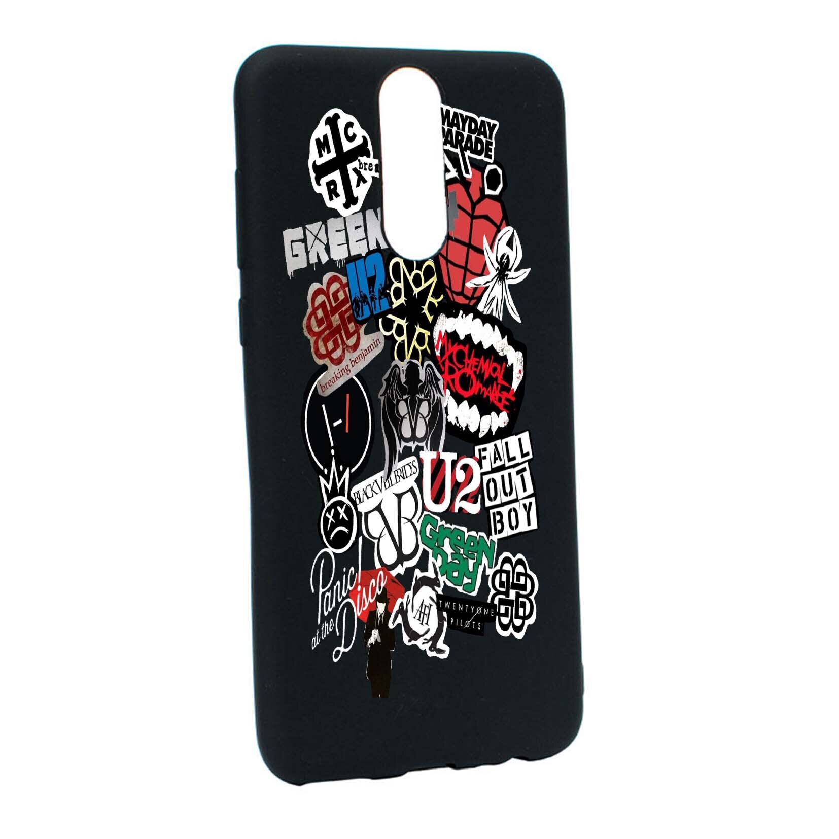 Husa de protectie Best Of Rock, pentru Huawei Mate 10 Lite, rezistenta la uzura, anti-alunecare, din silicon Premium, B551