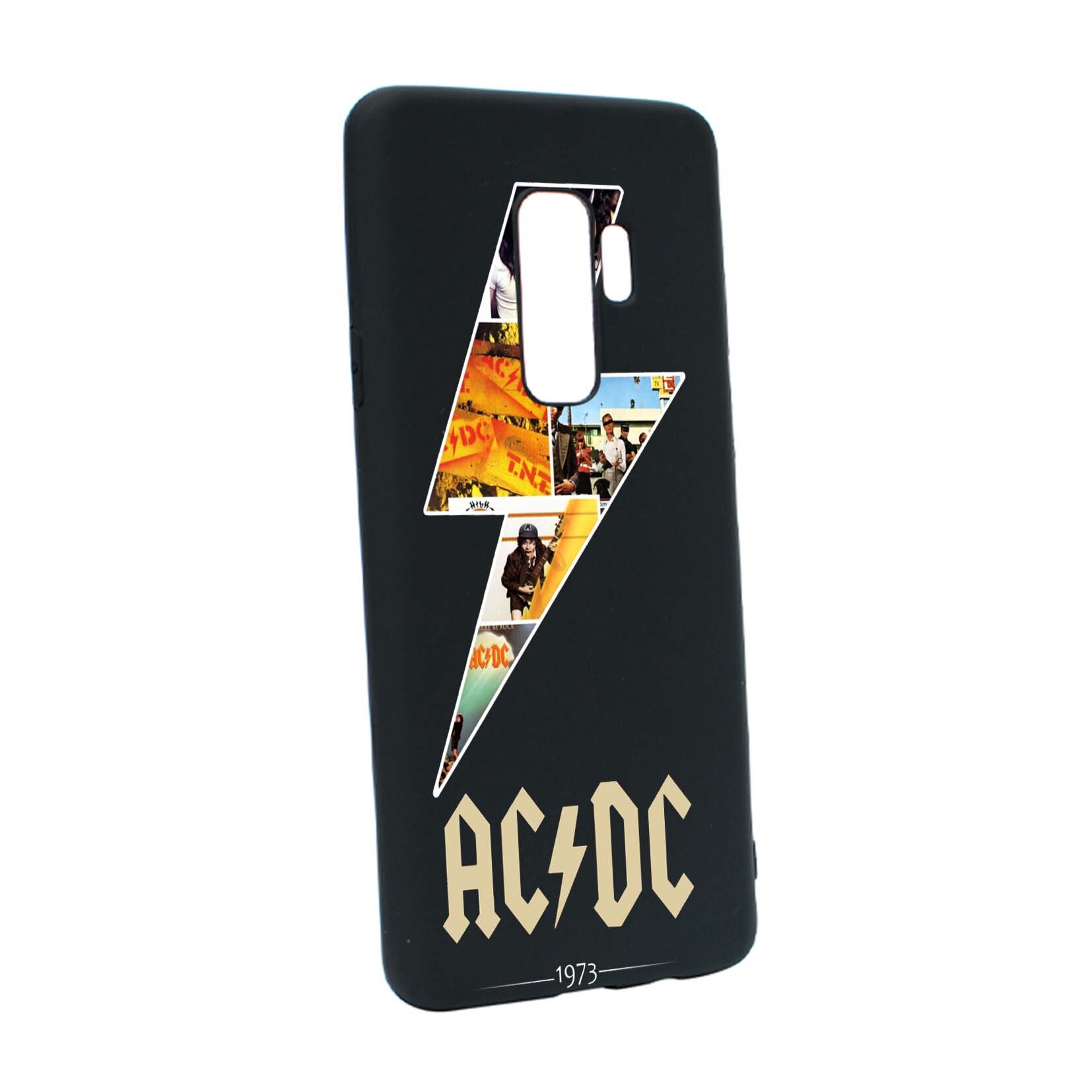 Husa de protectie AC/DC, pentru Samsung Galaxy S9, rezistenta la uzura, anti-alunecare, din silicon Premium, B534