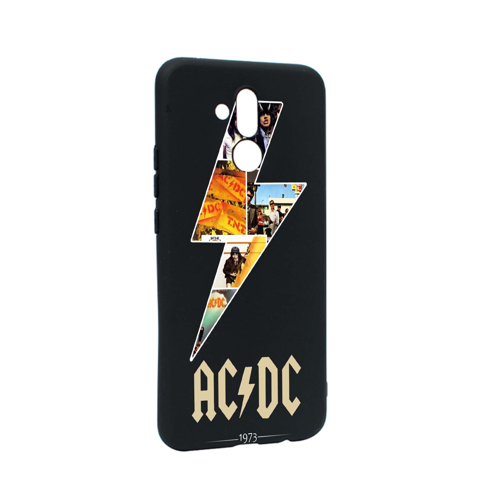 Husa de protectie AC/DC, pentru Huawei Mate 20 Lite, rezistenta la uzura, anti-alunecare, din silicon Premium, B534