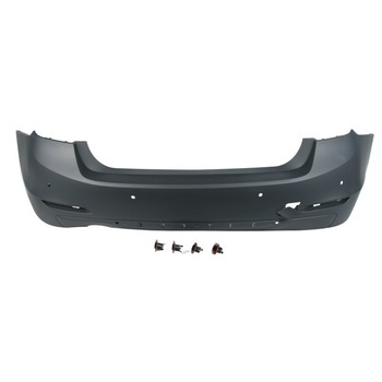 Bara spate BLIC, pentru BMW Seria 3 SEDAN LUXURY/MODERN/SPORT 10.2011-05.2015, cu Gaura pentru Teava Esapament si 4 Gauri Senzori Parcare Bara spate BLIC, pentru BMW Seria 3 SEDAN LUXURY/MODERN/SPORT 10.2011-05.2015, cu Gaura pentru Teava Esapament si 4 Gauri Senzori Parcare
