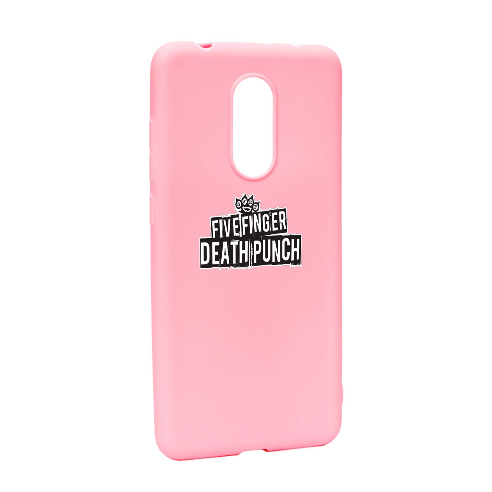 Husa de protectie Five Finger Death Punch, pentru Xiaomi Redmi 5, rezistenta la uzura, anti-alunecare, din silicon Premium, P536