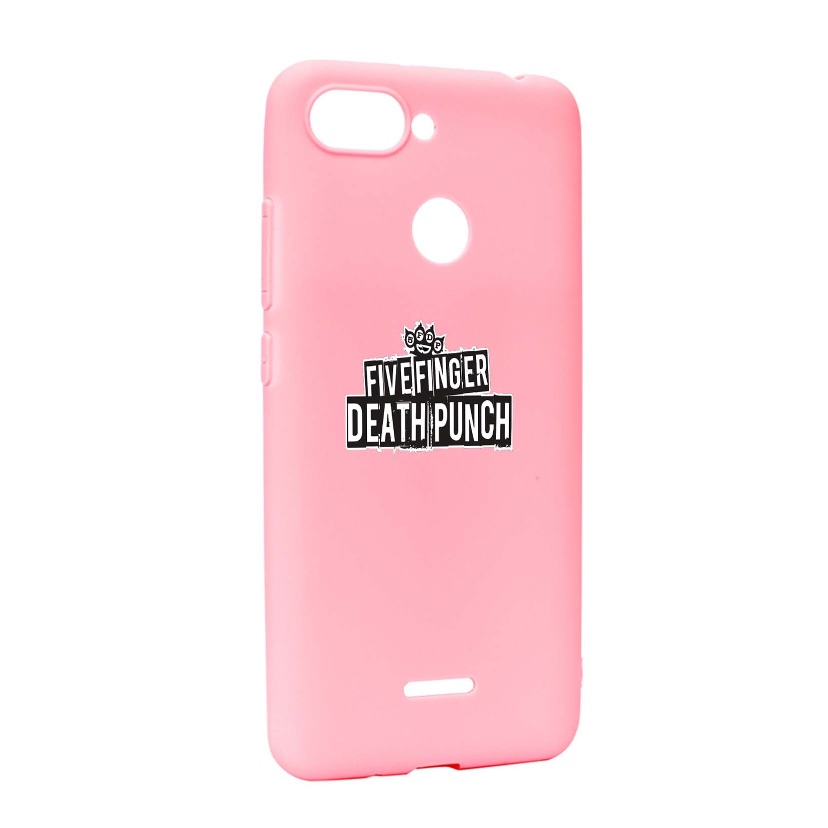 Husa de protectie Five Finger Death Punch, pentru Xiaomi Redmi 6, rezistenta la uzura, anti-alunecare, din silicon Premium, P536