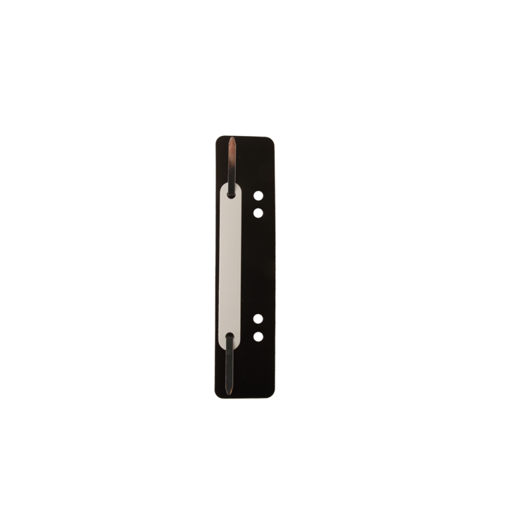 EVOffice műanyag lefűző lapocskák, A/5, 100 db, Fekete