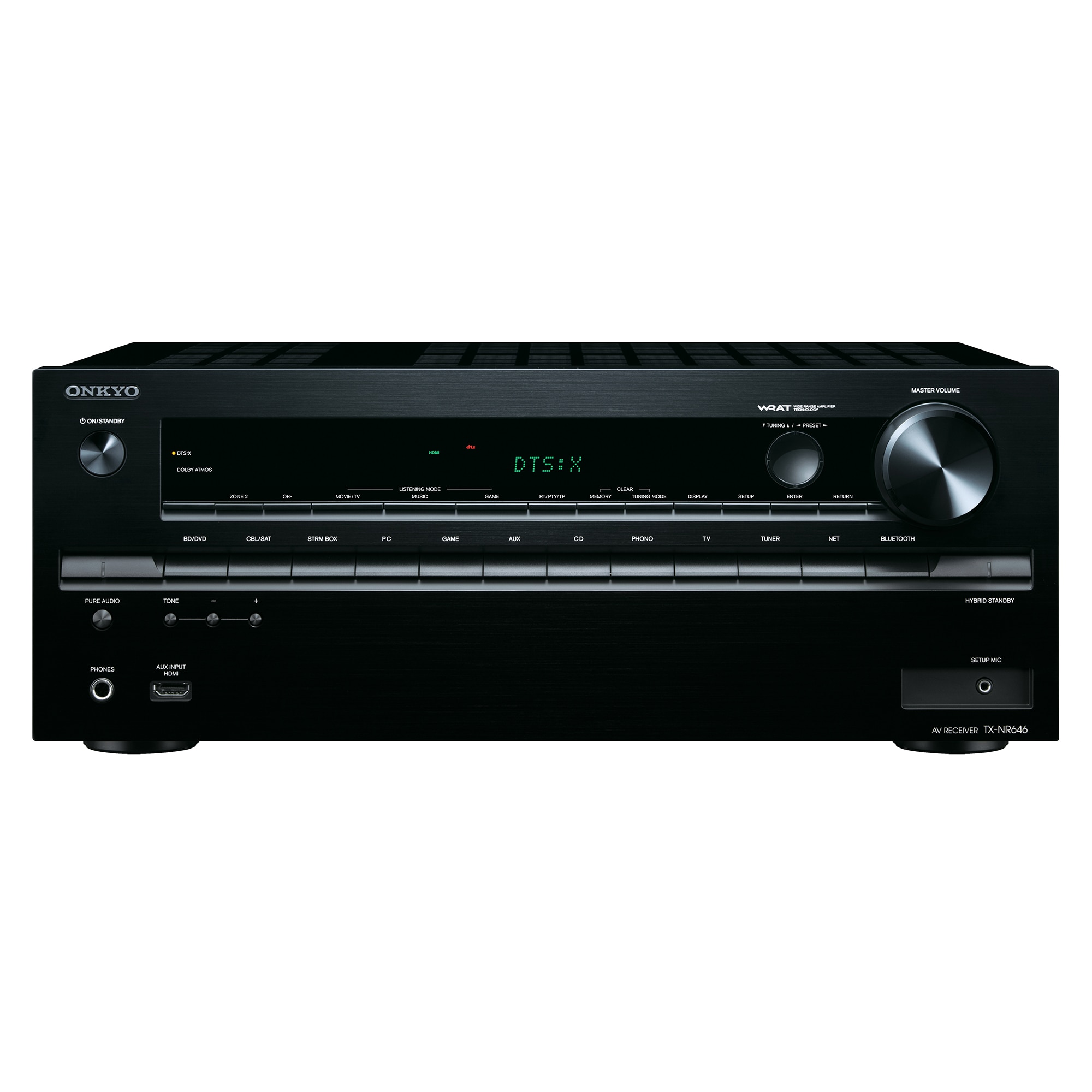 Receiver Onkyo TX-NR646, 7.2 canale, Air Play, WiFi, Bluetooth