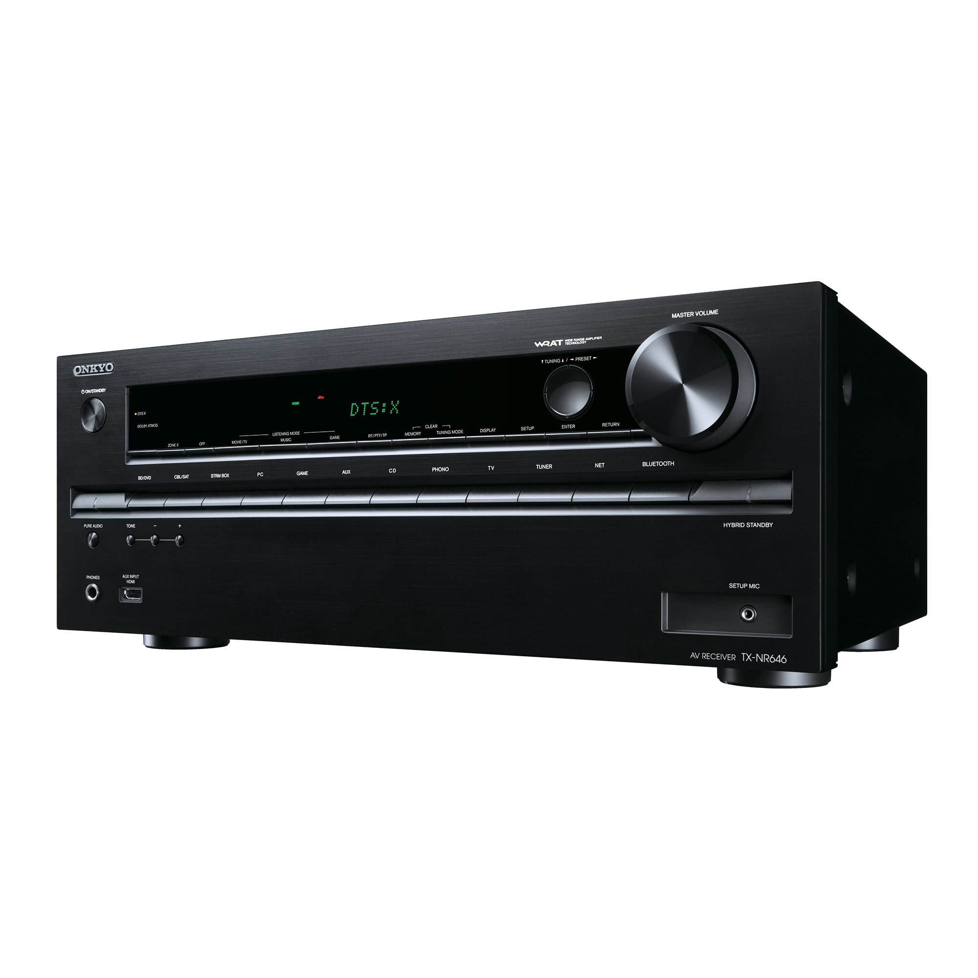 Receiver Onkyo TX-NR646, 7.2 canale, Air Play, WiFi, Bluetooth
