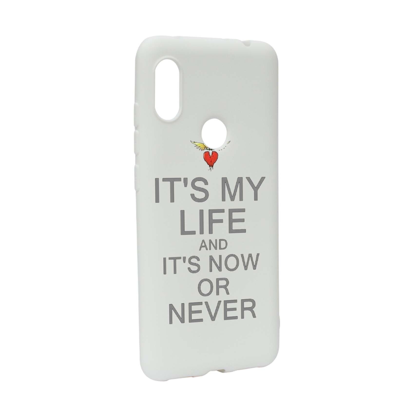 Husa de protectie It's my life, pentru Xiaomi Mi Mix 2S, rezistenta la uzura, anti-alunecare, din silicon Premium, W539