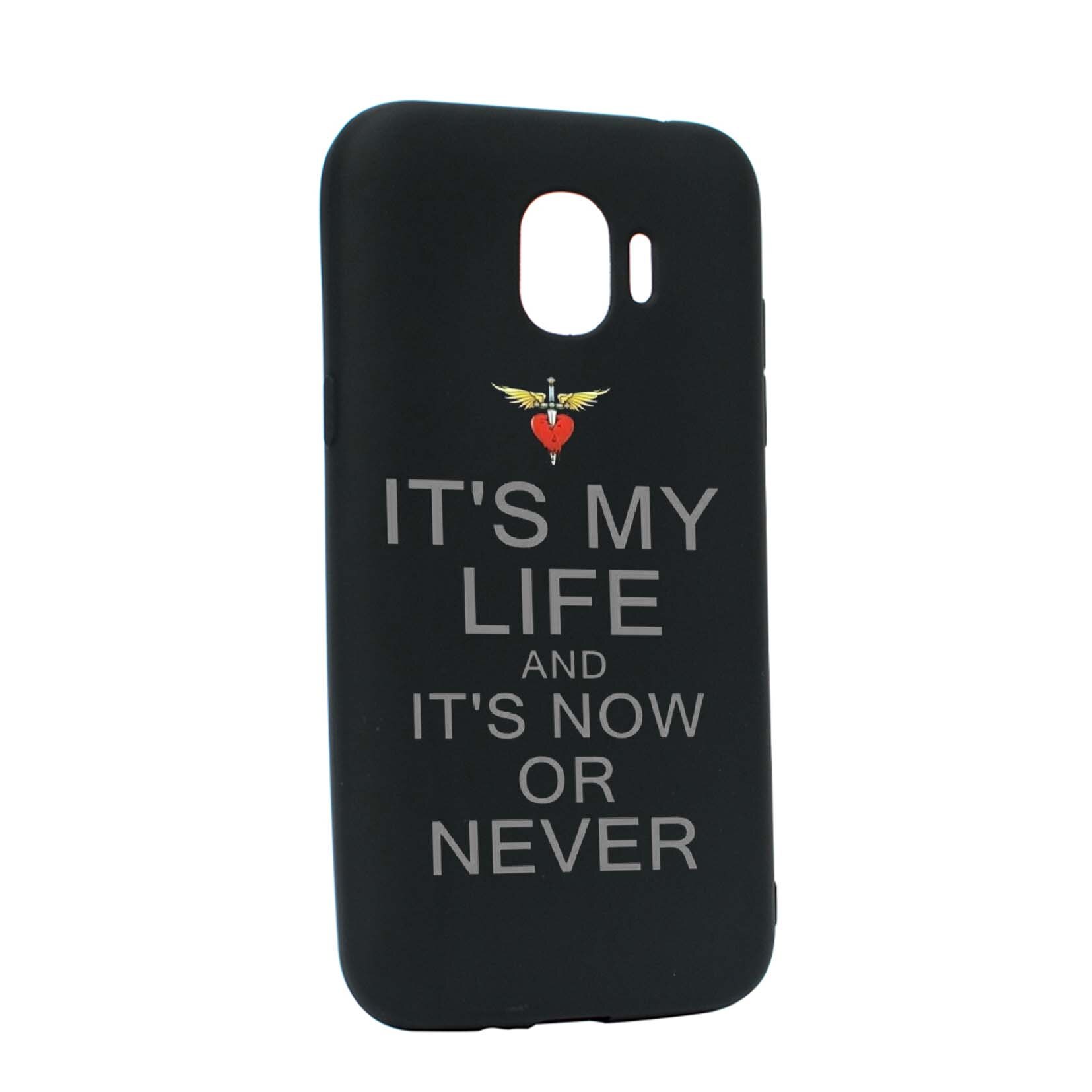 Husa de protectie It's my life, pentru Samsung Galaxy J2 Pro 2018 / J2 2018 / Grand Prime Pro, rezistenta la uzura, anti-alunecare, din silicon Premium, B539