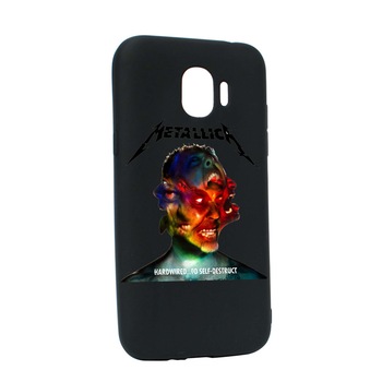 Husa de protectie Metallica, pentru Samsung Galaxy J4 2018, rezistenta la uzura, anti-alunecare, din silicon Premium, B545 Husa de protectie Metallica, pentru Samsung Galaxy J4 2018, rezistenta la uzura, anti-alunecare, din silicon Premium, B545