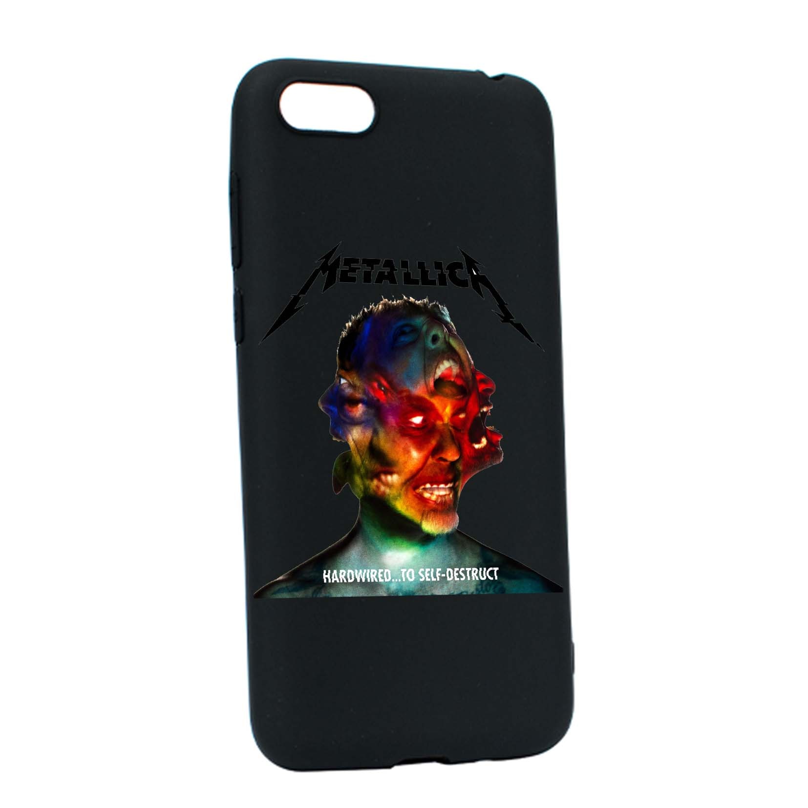 Husa de protectie Metallica, pentru Apple iPhone 6 / 6S, rezistenta la uzura, anti-alunecare, din silicon Premium, B545