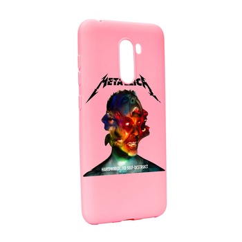 Husa de protectie Metallica, pentru Xiaomi PocoPhone F1, rezistenta la uzura, anti-alunecare, din silicon Premium, P545 Husa de protectie Metallica, pentru Xiaomi PocoPhone F1, rezistenta la uzura, anti-alunecare, din silicon Premium, P545