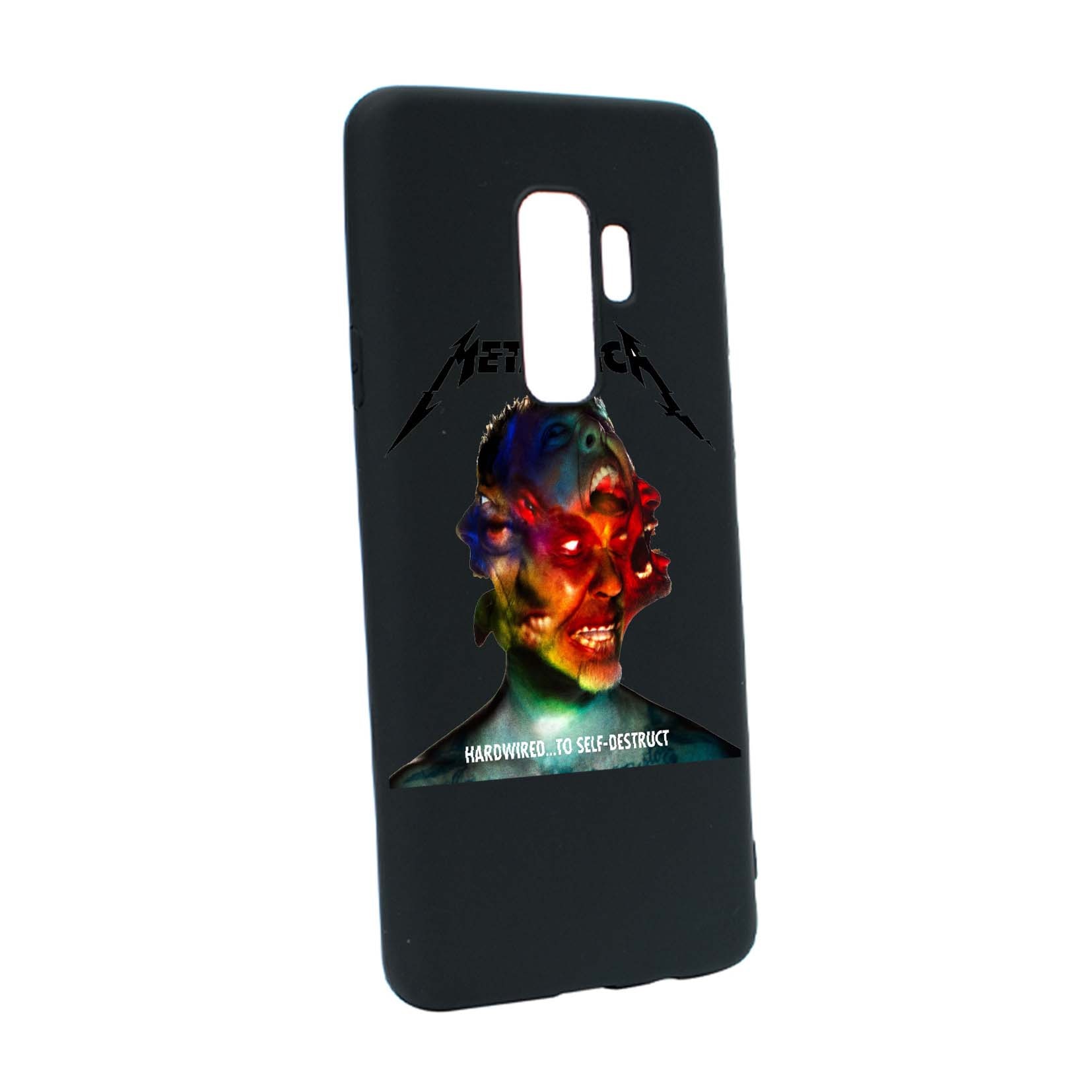 Husa de protectie Metallica, pentru Samsung Galaxy S9 Plus, rezistenta la uzura, anti-alunecare, din silicon Premium, B545