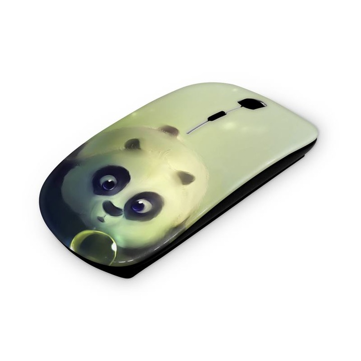 Mouse fara fir, Mobiltokguru, Mic daunator, Negru/Alb