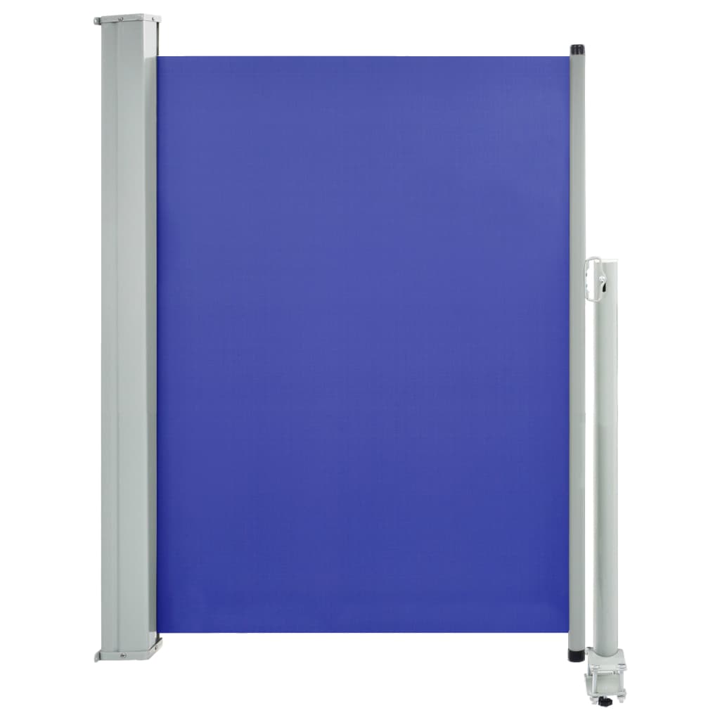 Copertina retractabila de terasa, vidaXL, Poliester/Otel, 100 x 300 cm, Albastru